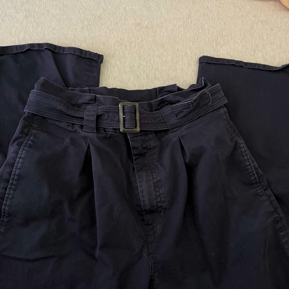 & Other Stories cotton belted trousers